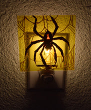 Load image into Gallery viewer, Painted Glass Nightlight - Spider