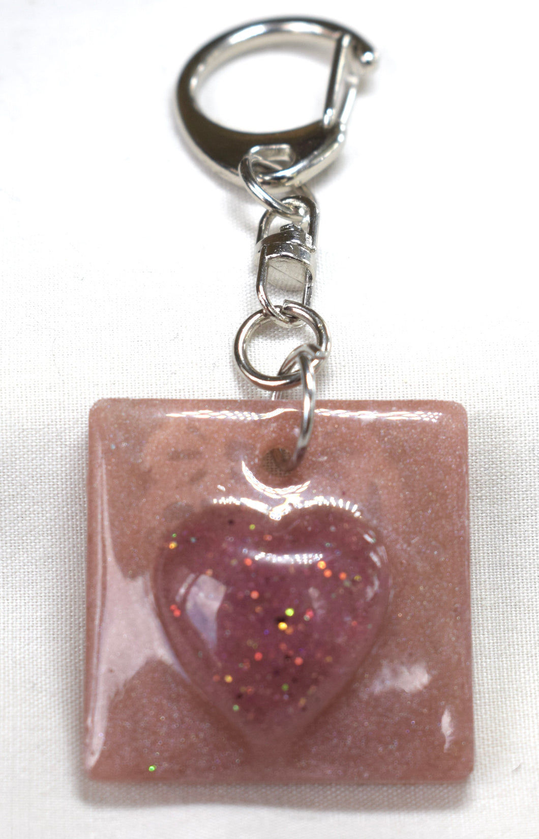 Affirmation Heart Keychain - You Got This (pink)