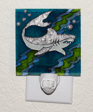 Load image into Gallery viewer, Painted Glass Nightlight - Shark (style B)